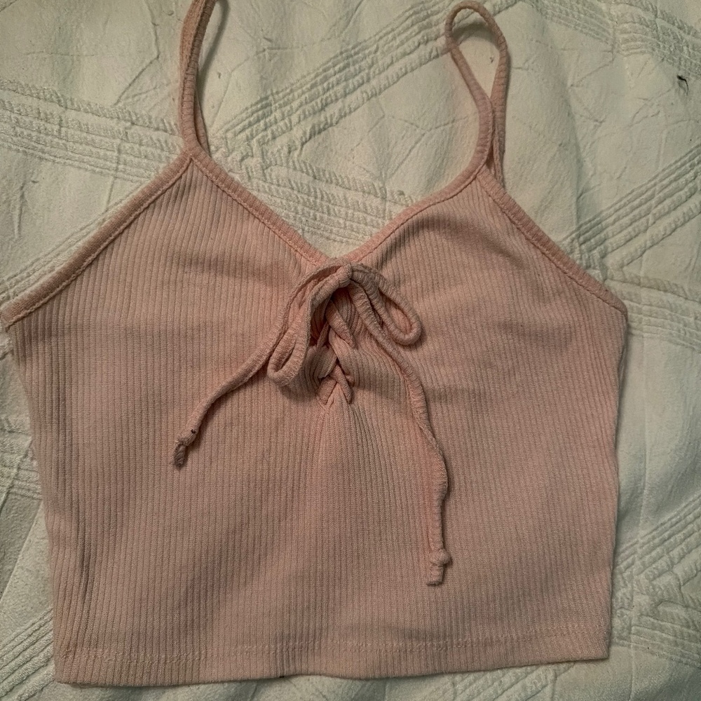 Pink tank top